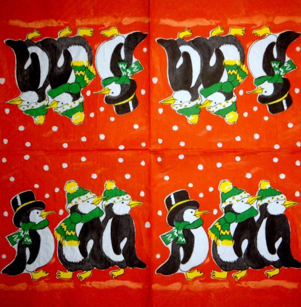 058 Pinguine - 3-lagig(rosa) - Contempo 1997 - CS